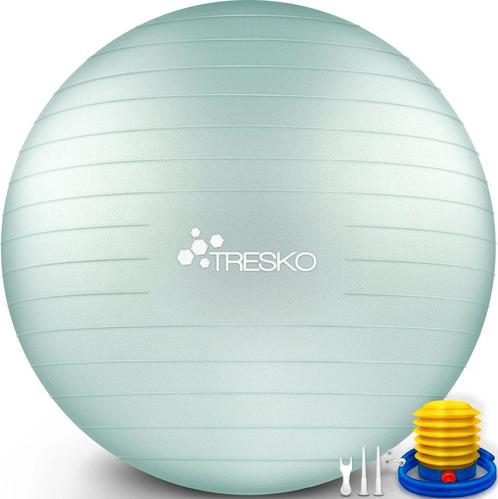 Tresko Fitness bal - Yoga bal - Pilates bal - 65cm - Mintgro, Huis en Inrichting, Overige Huis en Inrichting, Nieuw, Verzenden
