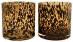 Waxinelichthouder Cheetah  Celtic  12cm -  Set van 2, Nieuw, Verzenden