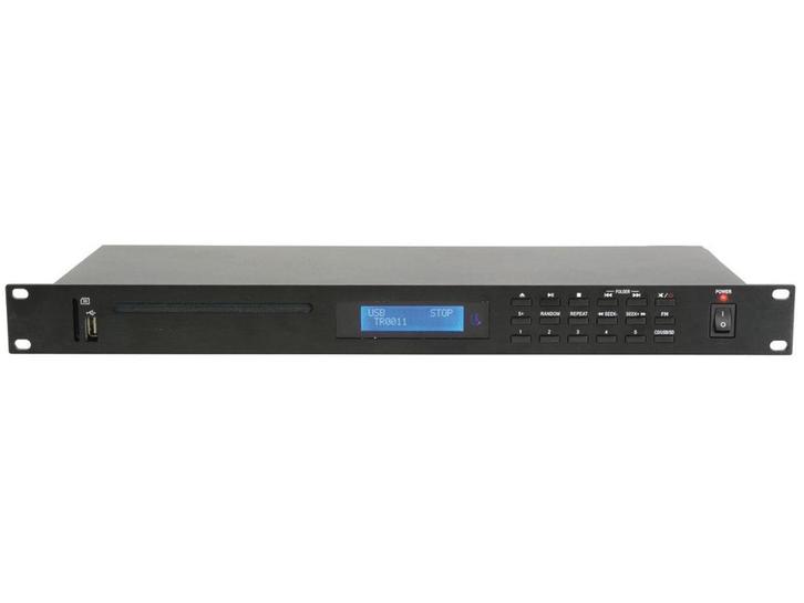 Adastra AD-400 1U Multimedia Speler Met CD/USB/SD Speler En, Audio, Tv en Foto, Mediaspelers, Nieuw, Verzenden