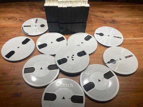 Scotch - 18cm reels with tape - Reel-to-reel audio, Audio, Tv en Foto, Radio's