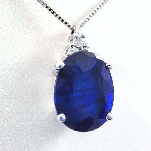 Zonder Minimumprijs - Ketting met hanger - 18 karaat Witgoud, Sieraden, Tassen en Uiterlijk, Antieke sieraden