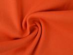 10 meter rib boordstof - oranje, Oranje, Ophalen of Verzenden, 30 tot 120 cm, Katoen
