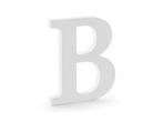 Witte Letter B Hout 20cm, Nieuw, Verzenden