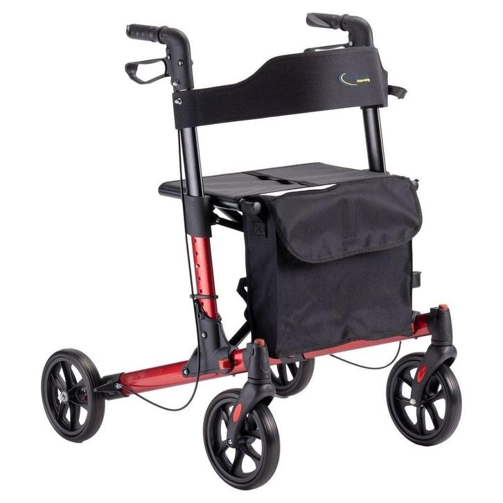 MultiMotion Double lichtgewicht rollator - Rood, Diversen, Rollators, Ophalen of Verzenden