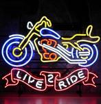 Live 2 Ride Neon Verlichting Motorfiets 71 X 61 CM, Ophalen, Gebruikt