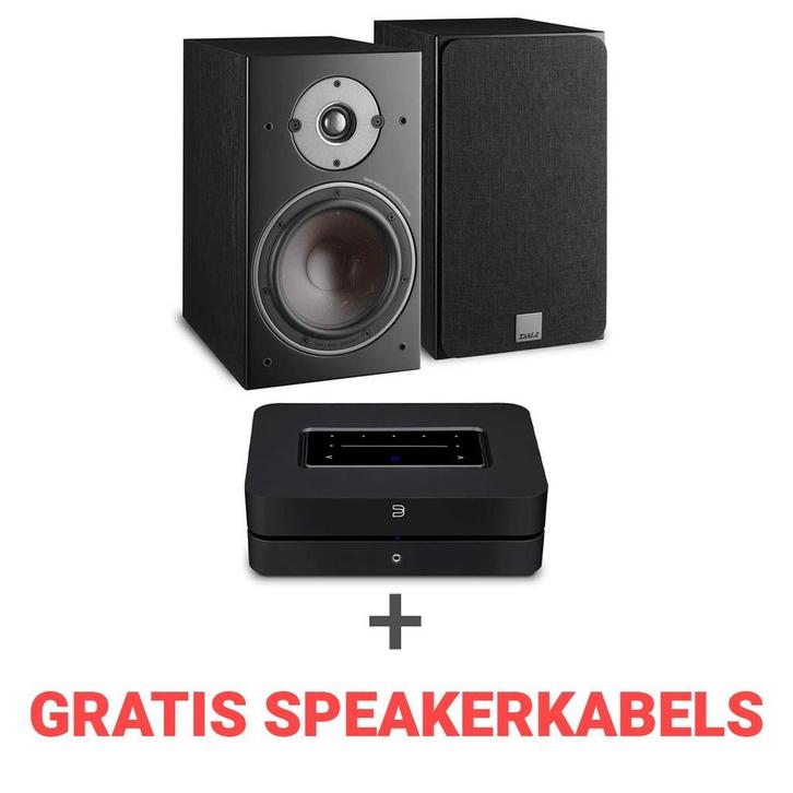 Oberon Dali Combi deal Dali Oberon 3 + Bluesound Powernode, Audio, Tv en Foto, Luidsprekers, Front, Rear of Stereo speakers, Nieuw