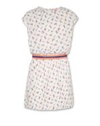 AO76-Mila Printed Dress - Offwhite-04, Kleding | Dames, Jurken, Nieuw