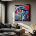 Ksavera - Cubism A1301 - abstract painting on XL canvas