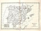 Spanje, Kaart - Portugal, Iberisch schiereiland, Mallorca;, Boeken, Atlassen en Landkaarten, Nieuw