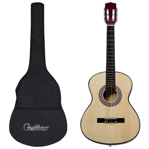 vidaXL Gitaar klassiek beginner met tas 4/4 39, Muziek en Instrumenten, Snaarinstrumenten | Gitaren | Akoestisch, Nieuw, Verzenden