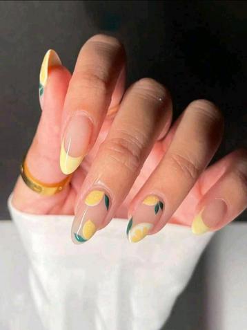 Plaknagels citroen - easy on nagels | zomers beschikbaar voor biedingen