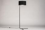 Rietveld Vloerlampen - Zwart - Stof, Metaal, Huis en Inrichting, Lampen | Vloerlampen, Verzenden, Nieuw