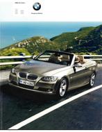 2008 BMW 3 SERIE CABRIOLET BROCHURE DUITS, Nieuw, BMW, Author