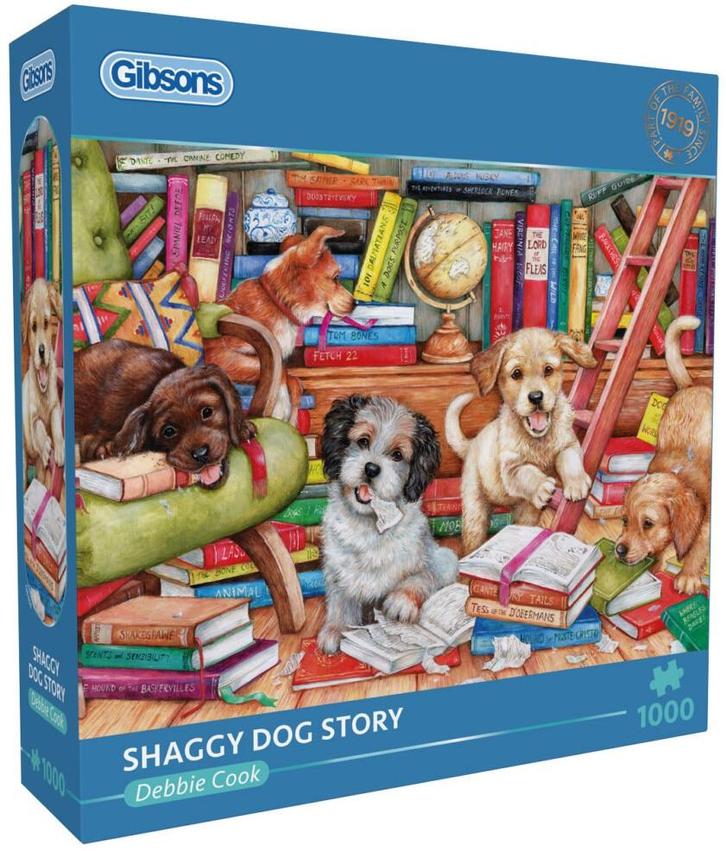 Debbie Cook - Shaggy Dog Story Puzzel (1000 stukjes) |, Hobby en Vrije tijd, Denksport en Puzzels, Nieuw, Verzenden