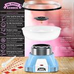 Suikerspinmachine - Retro - 500W - Blauw/Wit - KESSER®, Verzenden, Zo goed als nieuw