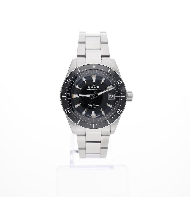Edox Sky Diver; Automatisch Heren horloge, Sieraden, Tassen en Uiterlijk, Horloges | Heren, Polshorloge, Zo goed als nieuw, Overige merken