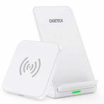 Choetech draadloze oplader + wireless charger pad 10W wit, Ophalen of Verzenden, Nieuw