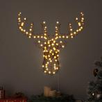 vidaXL Rendier trek slede Warmwit 68 x 36,5 x 62,5 cm Rattan, Verzenden, Nieuw