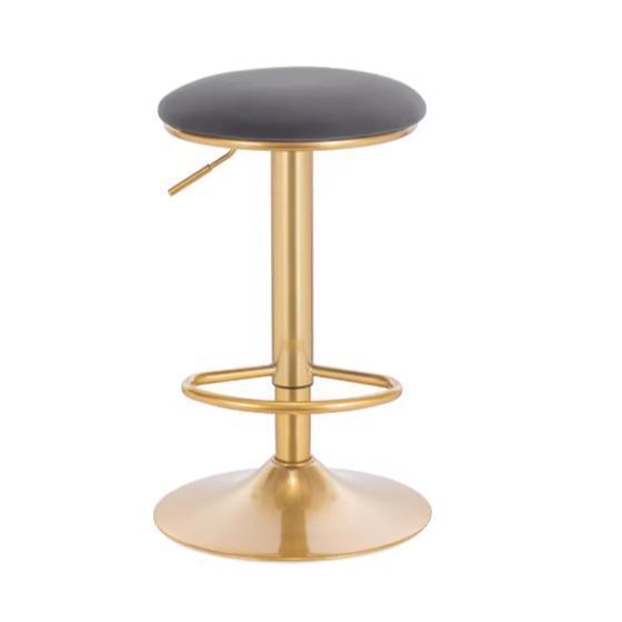 Barkruk Fluweel – Verstelbaar 360° Draaibaar met Voetsteun, Huis en Inrichting, Barkrukken, Nieuw, Verzenden