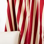 Beige en Bordeaux lijnen - Elegant weefsel - Textiel - 250