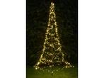 FlinQ Vlaggenmast Kerstboom 3m Warmwit - Licht Kerstboom -, Verzenden, Nieuw