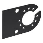 ProPlus Stekkerdooshouder - Metaal - 12 x 8 cm - Zwart -..., Ophalen of Verzenden, Nieuw