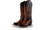 Nuevo Rancho Cowboy laarzen in maat 38 Bruin | 10% extra, Bruin, Verzenden, Nuevo Rancho, Zo goed als nieuw