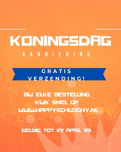 Koningsdag aanbieding! Gratis verzending! Schleich dekjes, Kinderen en Baby's, Speelgoed | Overig, Jongen of Meisje, Nieuw, Verzenden