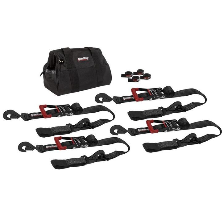 Speedstrap Spanbanden Set Heavy Duty met Lus 4535 kilo, Watersport en Boten, Overige Watersport en Boten, Nieuw, Ophalen of Verzenden