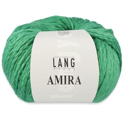 Lang Yarns Amira - 17 groen - Katoen Garen, Hobby en Vrije tijd, Breien en Haken, Ophalen of Verzenden
