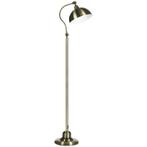 TRUUSK Vintage Vloerlamp - Verstelbare Hoek - Messing Look -, Huis en Inrichting, Lampen | Hanglampen, Verzenden, Nieuw
