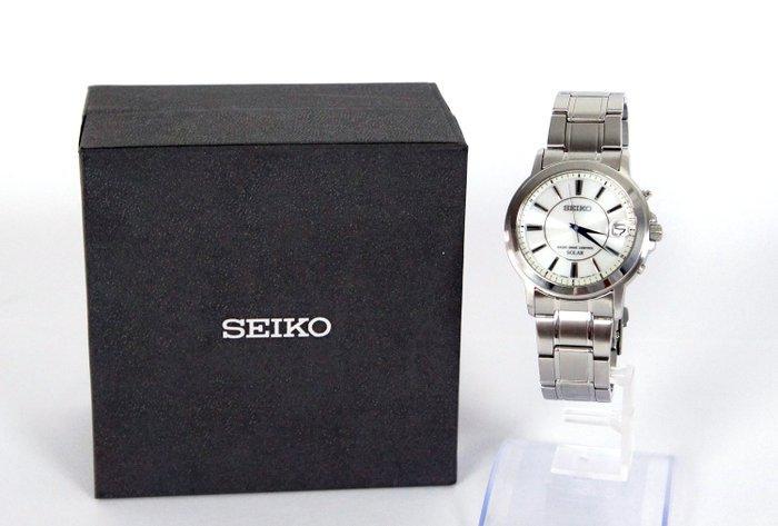 Seiko - Spirit Collection Radio Solar Men’s Watch Analog, Sieraden, Tassen en Uiterlijk, Horloges | Antiek