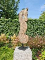 Beeldje - Seahorse - Hout, IJzer, Antiek en Kunst