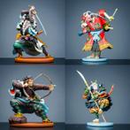 Ed van Rosmalen - Vier Japanse Samurai strijders - Polystone