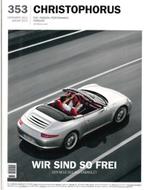 2012 PORSCHE CHRISTOPHORUS MAGAZINE 353 DUITS, Nieuw, Porsche, Author