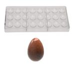 Bonbonvorm Chocolate World Eitje Kristal (24x) 33x23x11mm, Verzenden, Nieuw