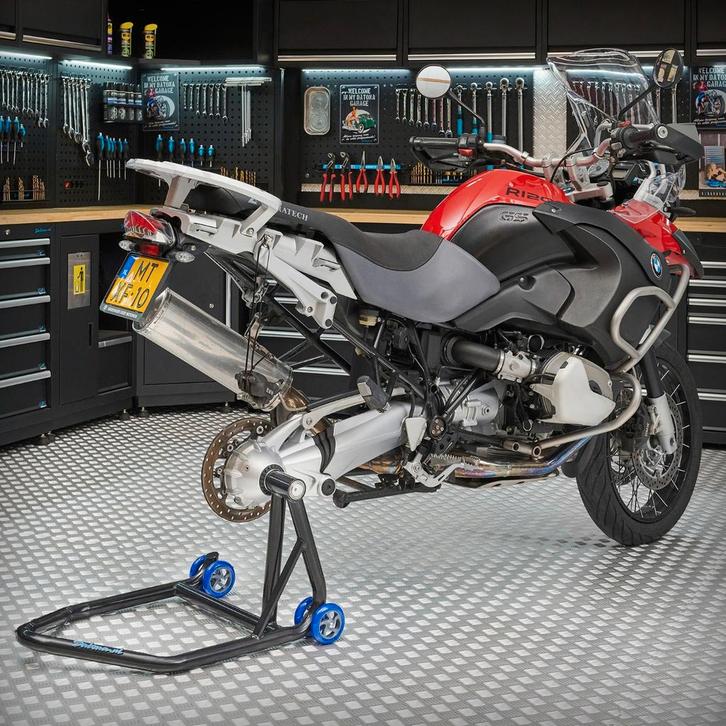 Datona Extra sterke paddockstand enkelzijdige ophanging -, Motoren, Onderdelen | Merk-onafhankelijk, Nieuw, Ophalen of Verzenden