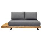 Robusto platform hoek loungeset 4 delig teak, Ophalen of Verzenden, Nieuw, Teakhout