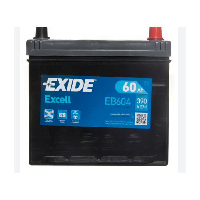 Exide Excell 12V 60Ah - Loodzuur - Startaccu - EB604, Watersport en Boten, Bootonderdelen, Nieuw