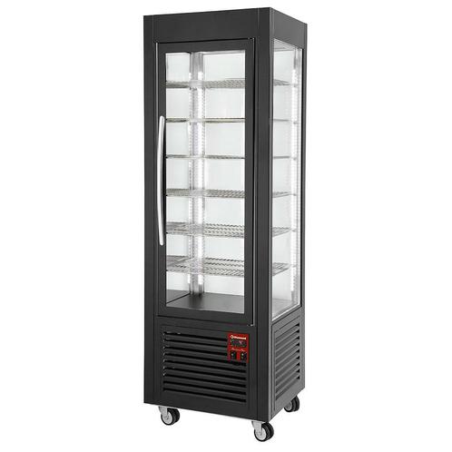 Diamond Vriesvitrine | 360L | Zwart | -5°c/-20°c | Geventile, Witgoed en Apparatuur, Koelkasten en IJskasten, Ophalen of Verzenden