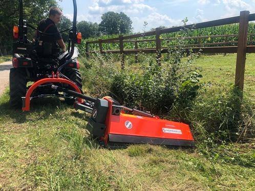 Wegbermen en slootkanten maaien met minitrekker?, Zakelijke goederen, Agrarisch | Werktuigen, Akkerbouw, Bollenteelt, Boomteelt