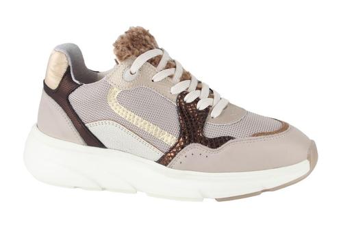 -50% Via Vai  Via Vai 62044-03-212 dames sneakers  maat 37, Kleding | Dames, Schoenen, Beige, Nieuw, Verzenden