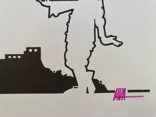 Cavandoli, Osvaldo - 1 Offset Print - La Linea - Hamlet, Boeken, Strips | Comics