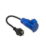 Camping CEE stekker - 3-polig - Vrouwelijk - Met kabel, Ophalen of Verzenden, Nieuw, Stekker