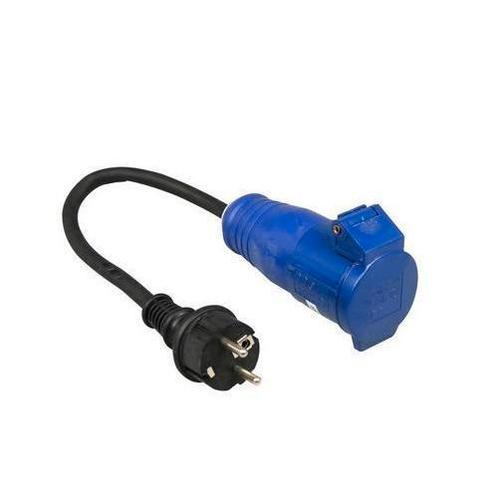 Camping CEE stekker - 3-polig - Vrouwelijk - Met kabel, Doe-het-zelf en Verbouw, Elektra en Kabels, Stekker, Nieuw, Ophalen of Verzenden
