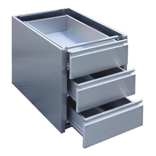 Gastro-M RVS ladenblok met 3 laden voor onderbouw 450x580..., Zakelijke goederen, Horeca | Keukenapparatuur, Verzenden
