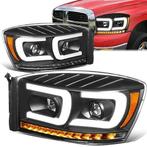 SK-Import Koplamp LED Black Housing Dodge Ram, Auto-onderdelen, Ophalen of Verzenden, Nieuw, Dodge