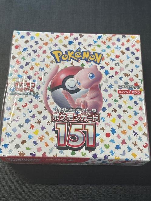 Pokémon - 1 Sealed box - Japanese Pokemon 151 Booster Box, Hobby en Vrije tijd, Verzamelkaartspellen | Pokémon