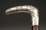 Wandelstok - .800 zilver, Antiek en Kunst