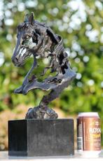 Beeld, abstact horse head - 40 cm - brons marmer, Antiek en Kunst, Kunst | Designobjecten